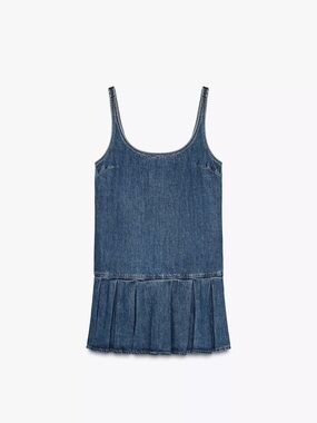 Zara Blue Denim Mini Dress